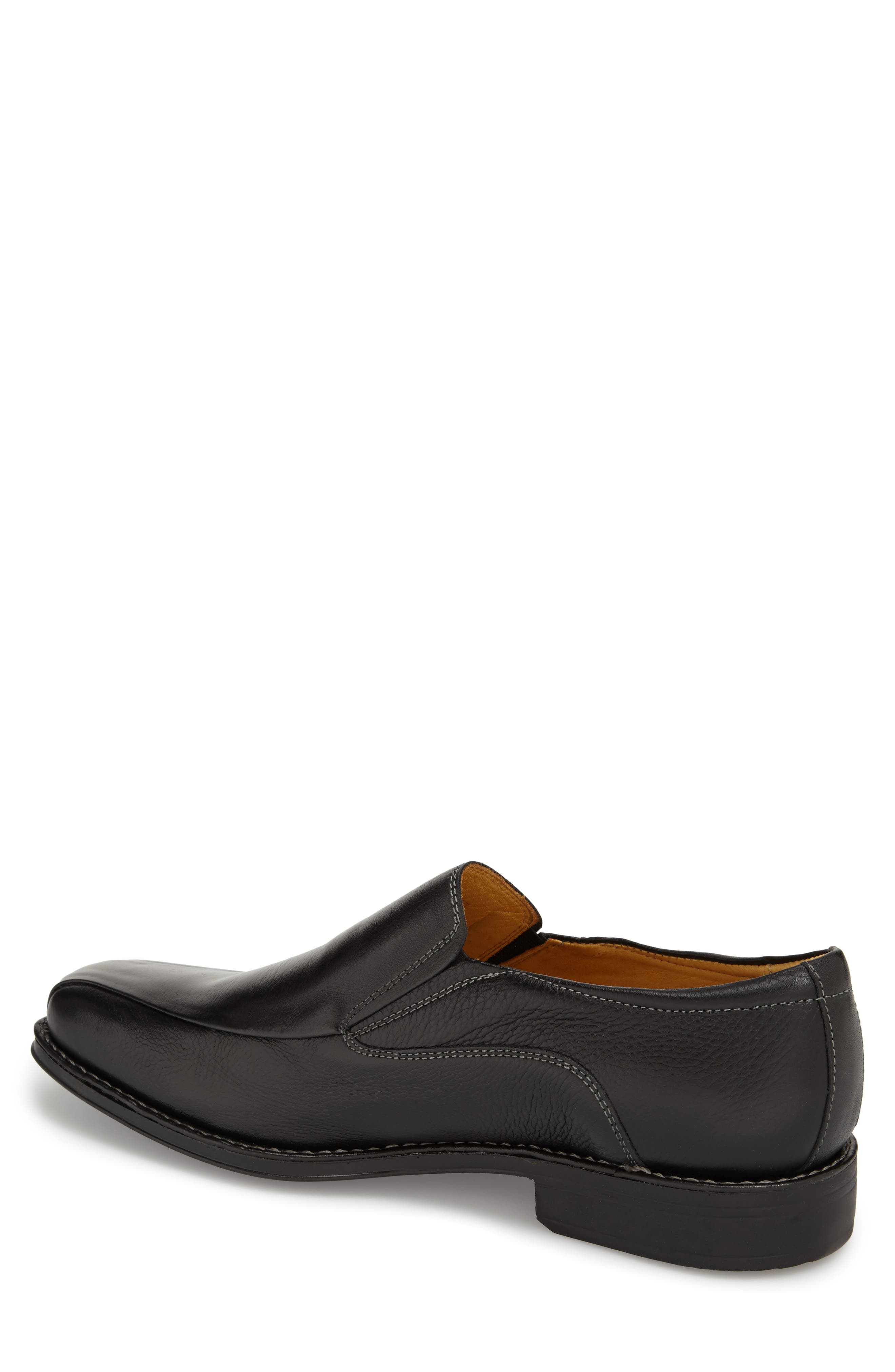 'Jacobs Venetian' Slip-On, Alternate, color, BLACK/ BLACK