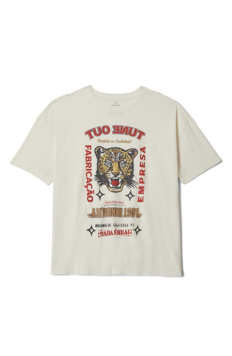 Brixton The Getaway Oversize Graphic T-Shirt, Main, color, Vintage White