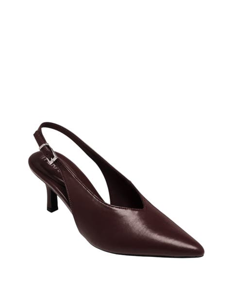 Jacs Slingback Pointed Toe Pumps