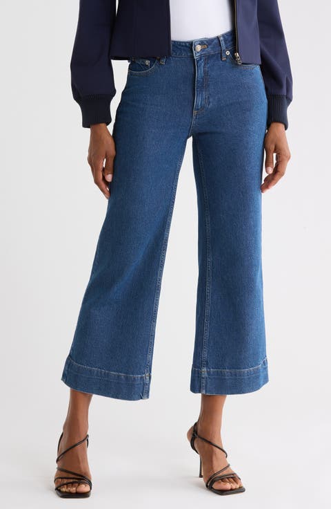 Joey Crop Wide Leg Jeans