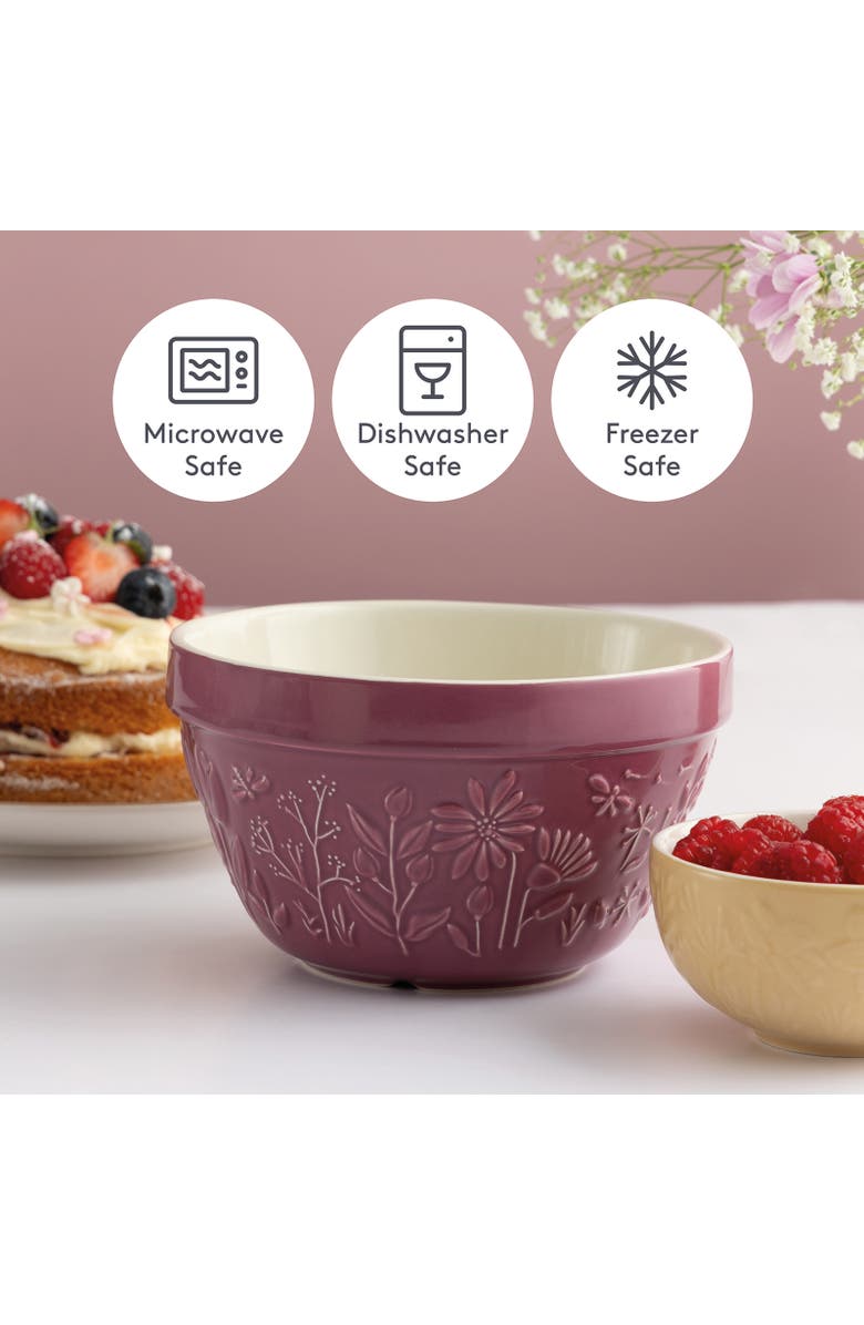 MASON CASH In The Meadow Size 36 All Purpose Bowl, 6.25-Inch, Alternate, color, Pink