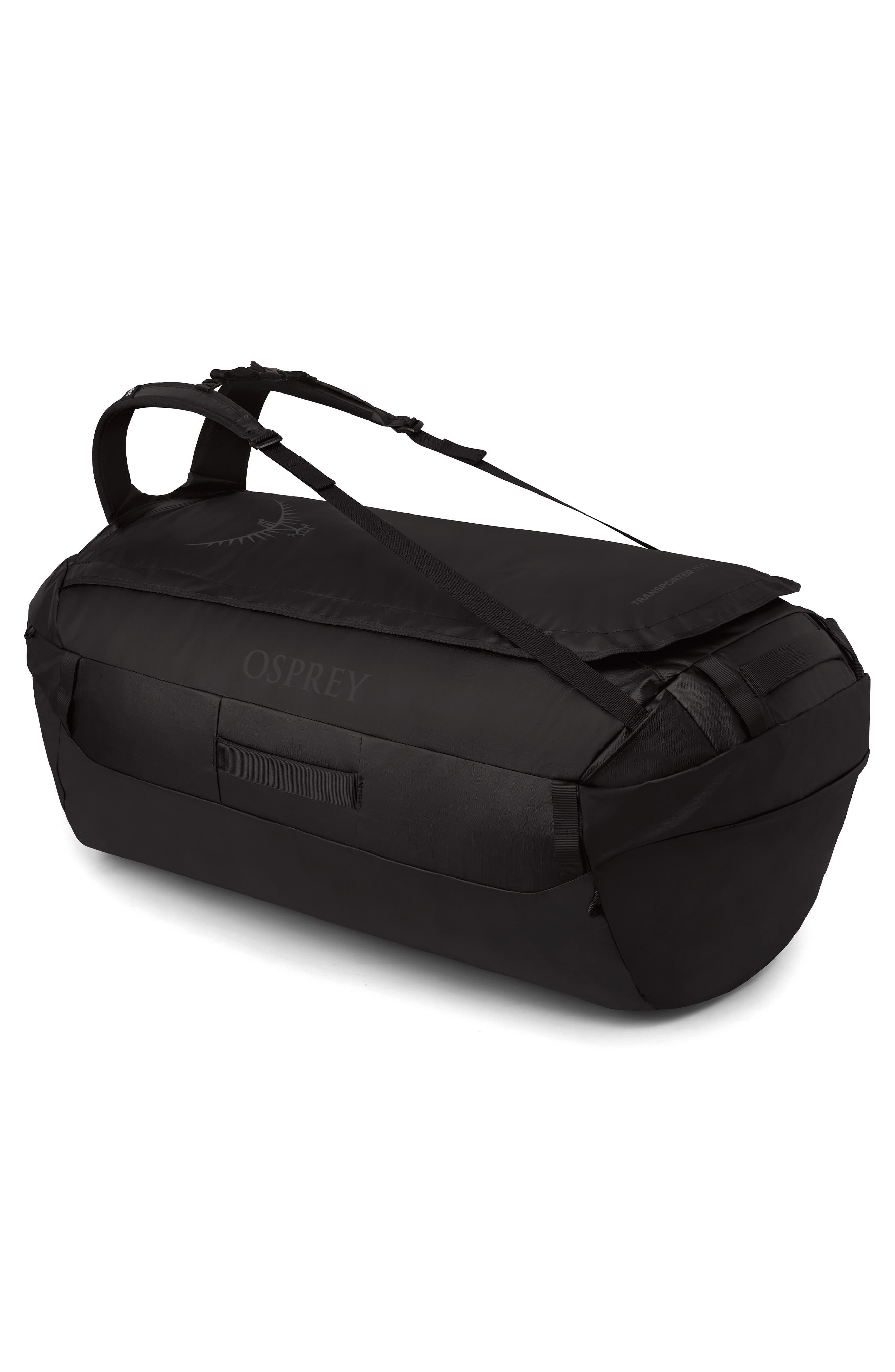 Osprey Transporter 150-Liter Duffle Luggage, Alternate, color, Raven Black/Black