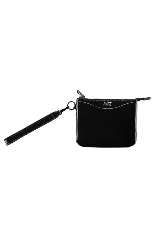 Nike Icon Cortez Wristlet In Black