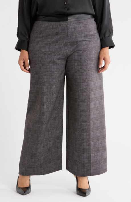 Denver High Waist Ankle Wide Leg Ponte Pants