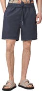 AllSaints Folgate Cotton & Linen Twill Shorts