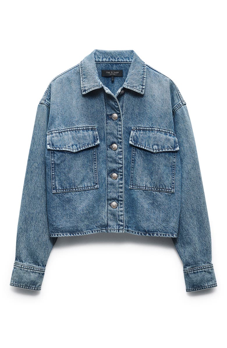 rag & bone Jaiden Denim Jacket, Alternate, color, Elle