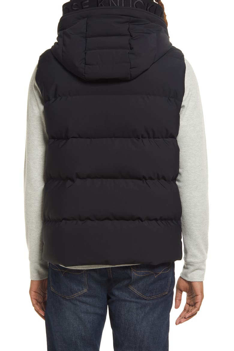 Men's Percival Water Repellent 775 Fill Power Down Hooded Vest, Alternate, color, BLACK