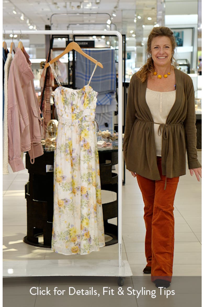 Maren Floral Print A-Line Dress video