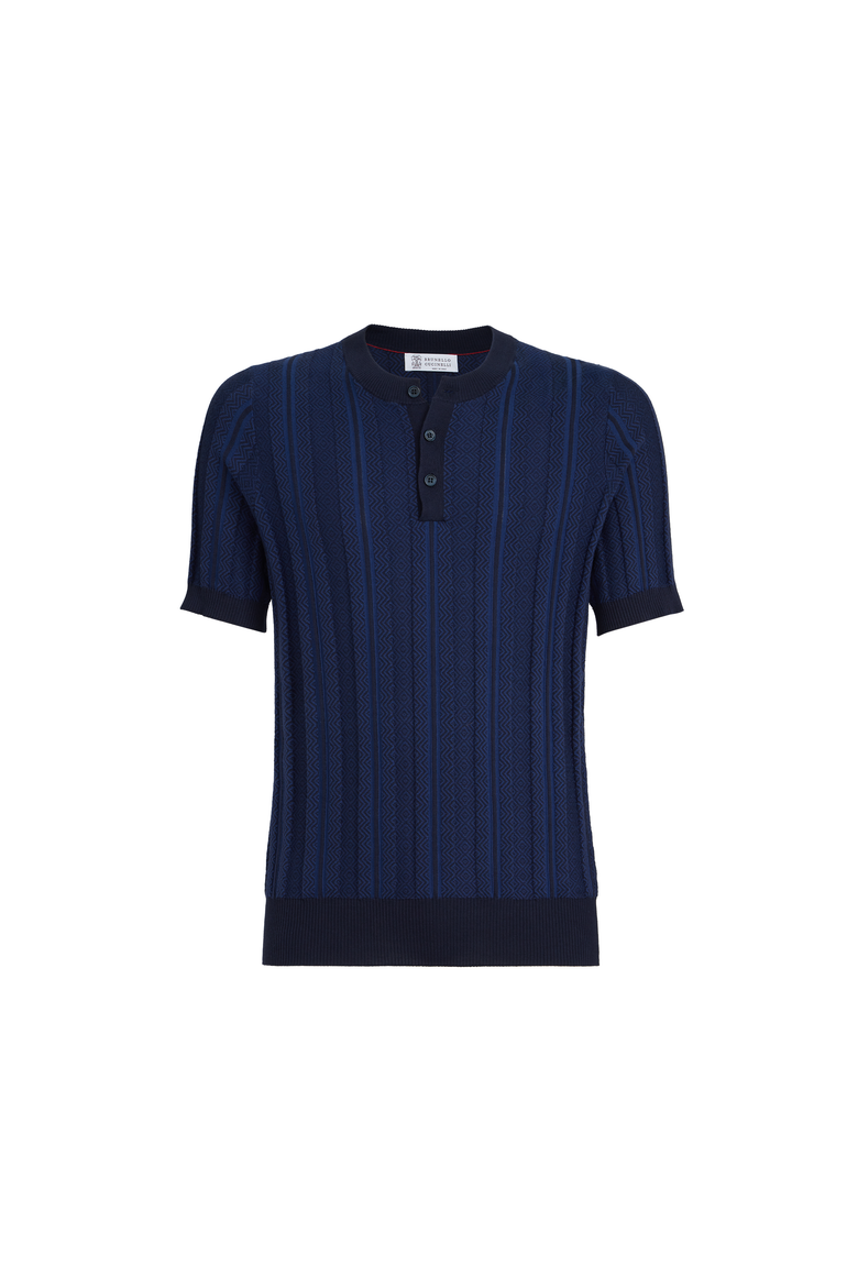 Knit T-shirt, Alternate, color, Navy Blue