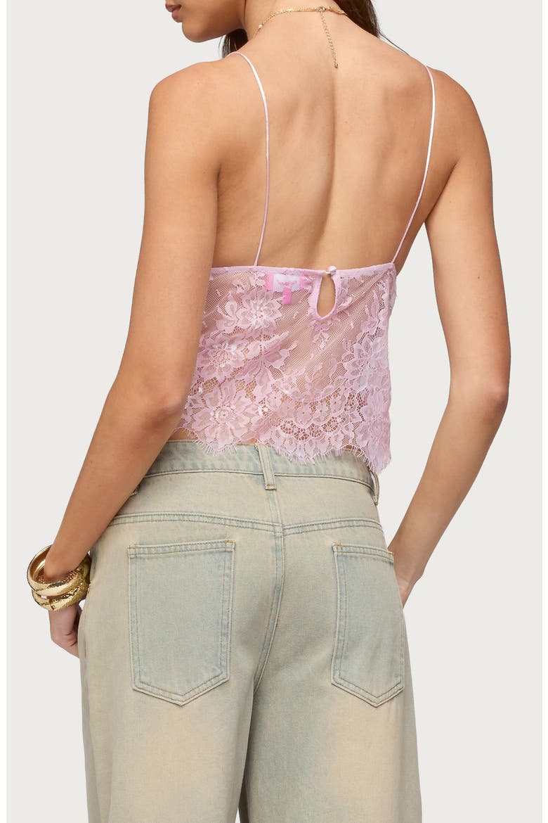 Ottilie Sheer Lace Satin Camisole, Alternate, color, LIGHT-PINK