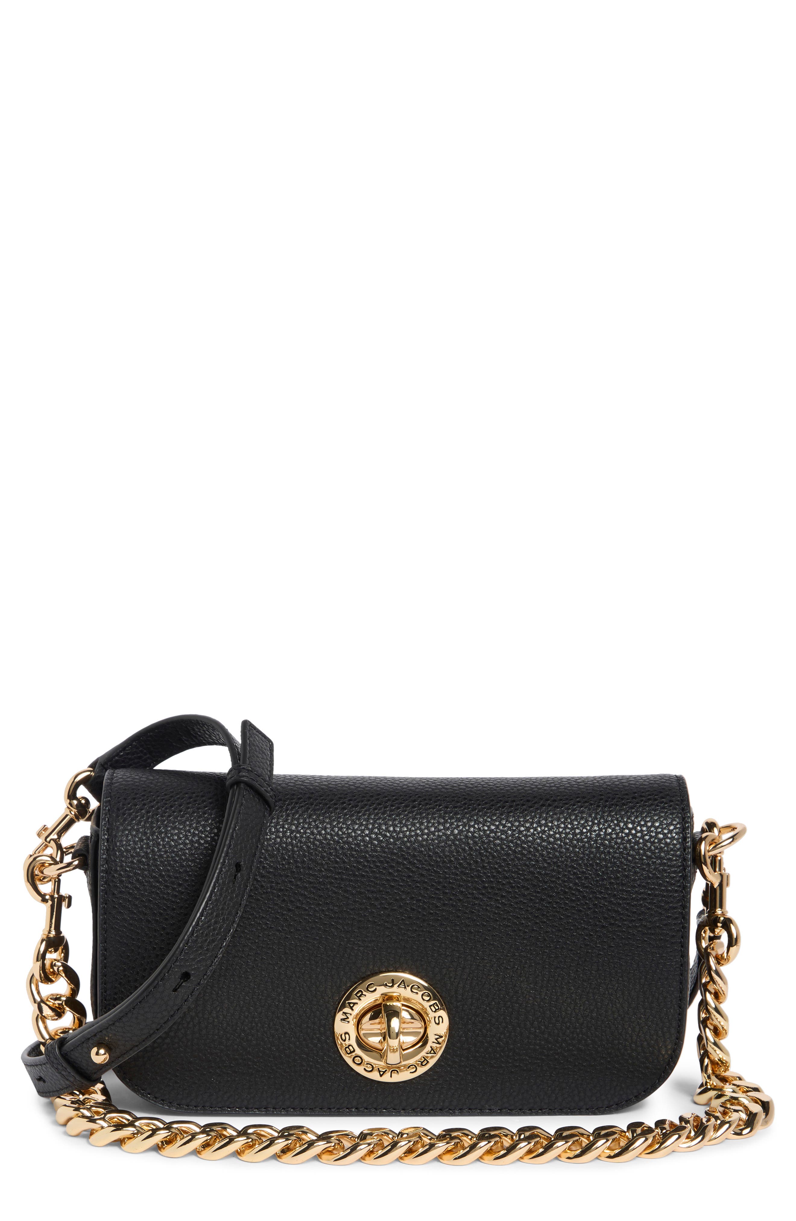 Signet Turnlock Chain Crossbody Bag