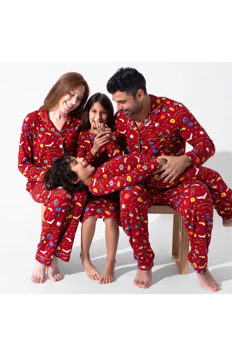 Bellabu Bear Kids' Hogwarts Express Set of 2 Piece Pajamas, Alternate, color, Hogwarts Express