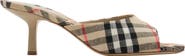 Burberry Check Mews Low Sandals