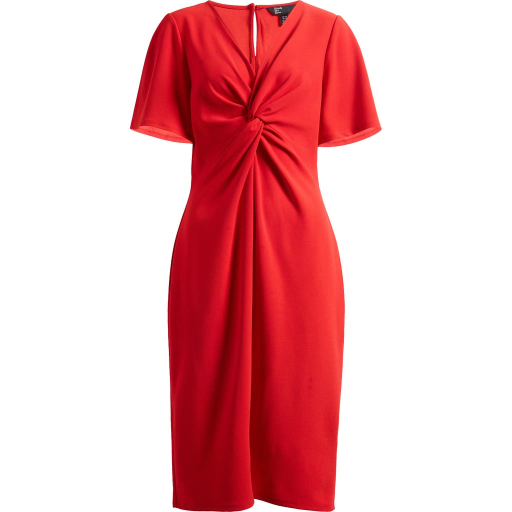 Friends Like These Twist Front Midi Dress