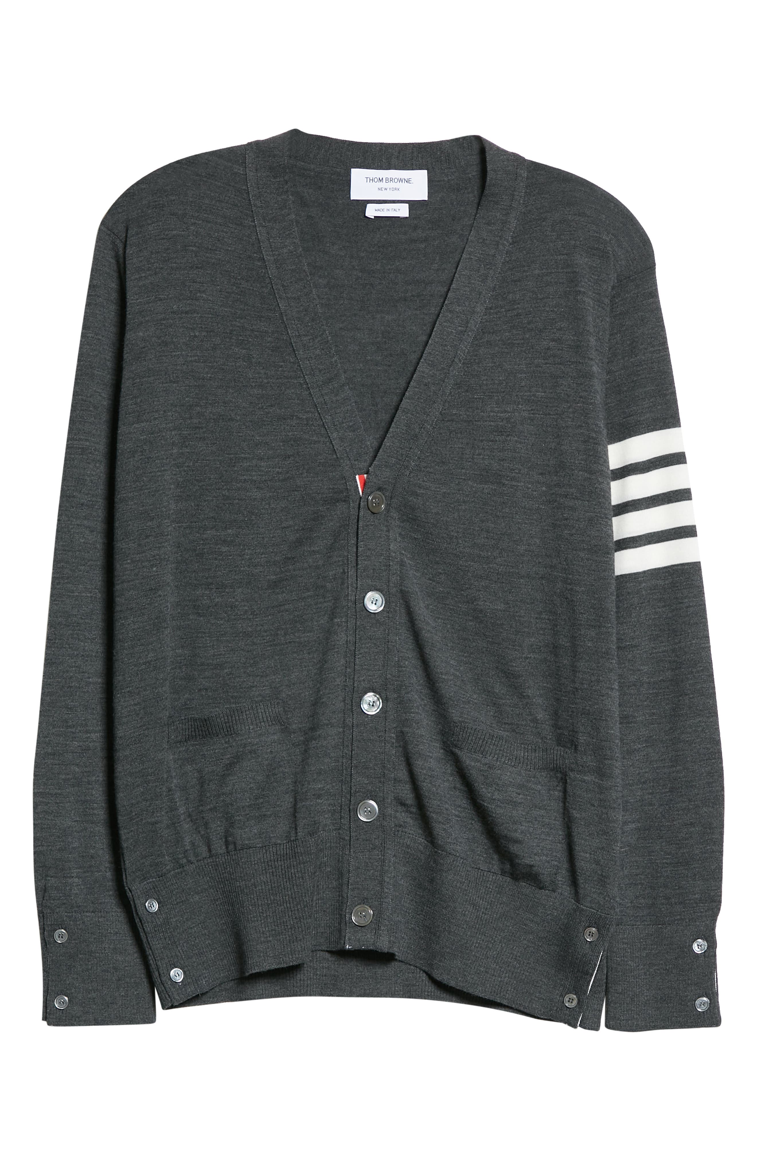 Thom Browne 4-Bar Merino Wool Cardigan (Men) | Nordstrom