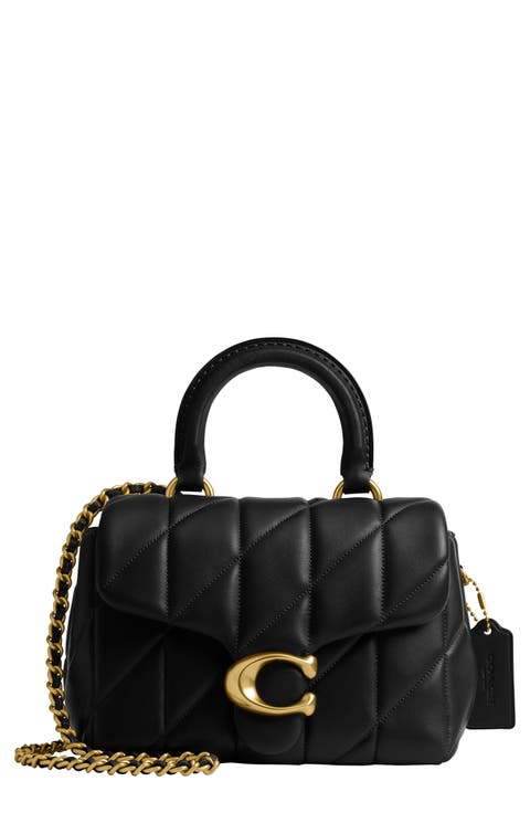 Tabby Quilted Leather Convertible Top Handle Bag