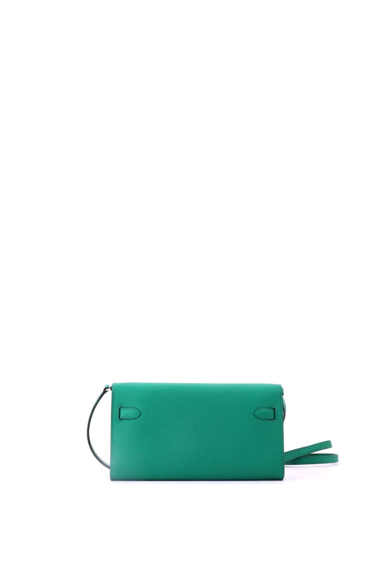 Kelly To Go Wallet Epsom, Alternate, color, Vert Jade