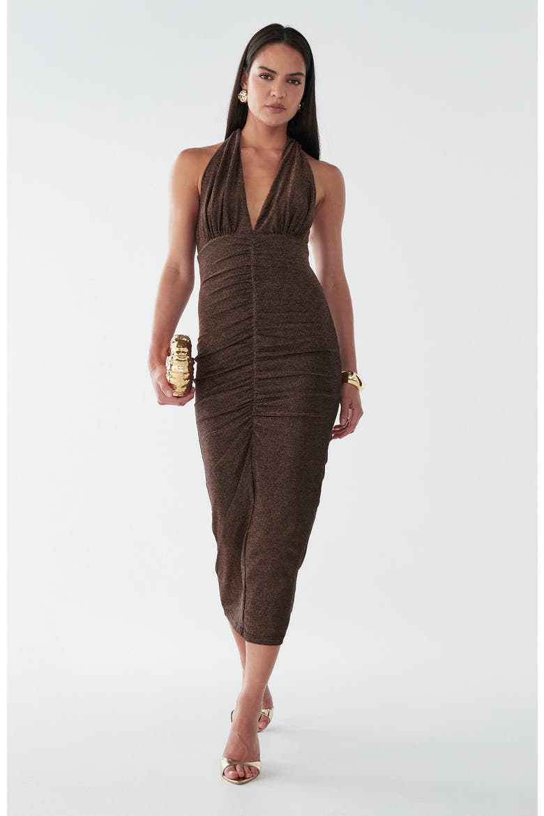 Lizette Dress, Alternate, color, Rose Gold