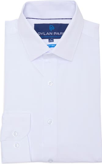 Slim Fit Perfect Stretch Long Sleeve Button Down Shirt