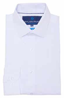 DYLAN PARK Slim Fit Perfect Stretch Long Sleeve Button Down Shirt