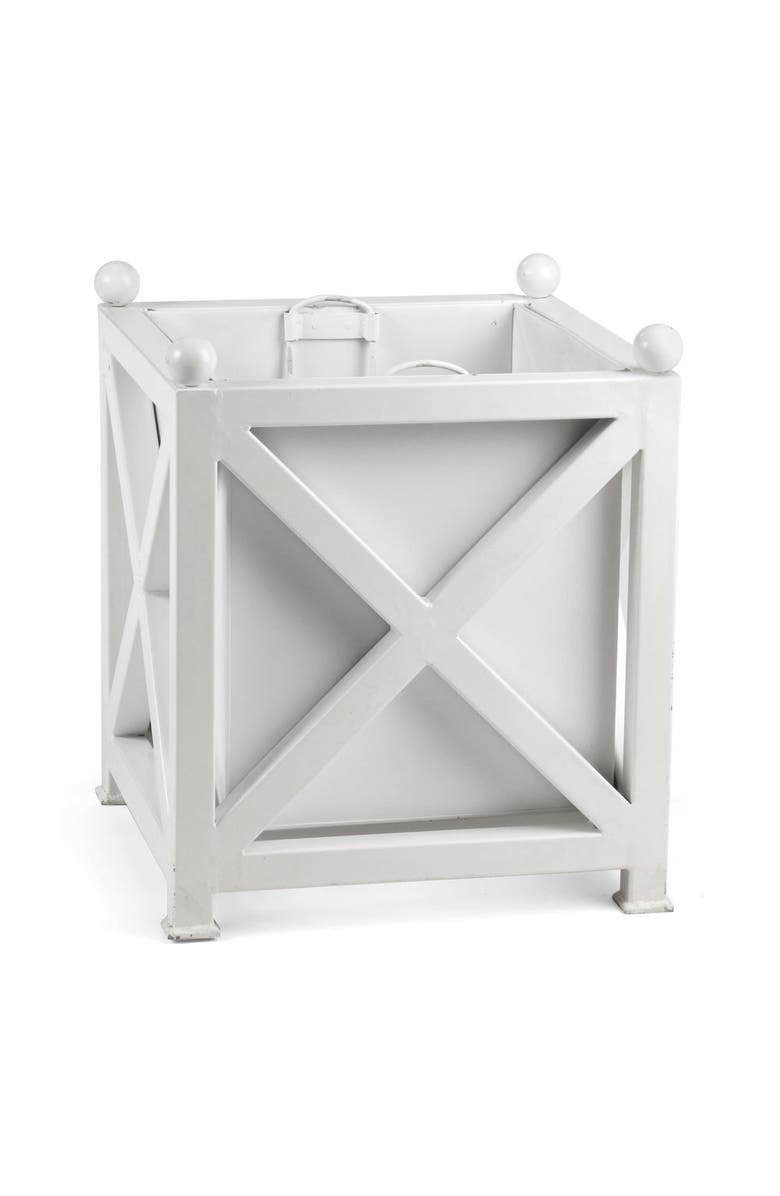 Napa Home & Garden Paris Planter, Main, color, White