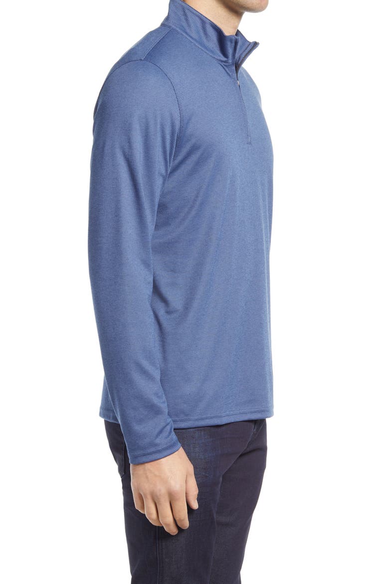 Marion Regular Fit Quarter Zip Pullover, Alternate, color, DARK BLUE