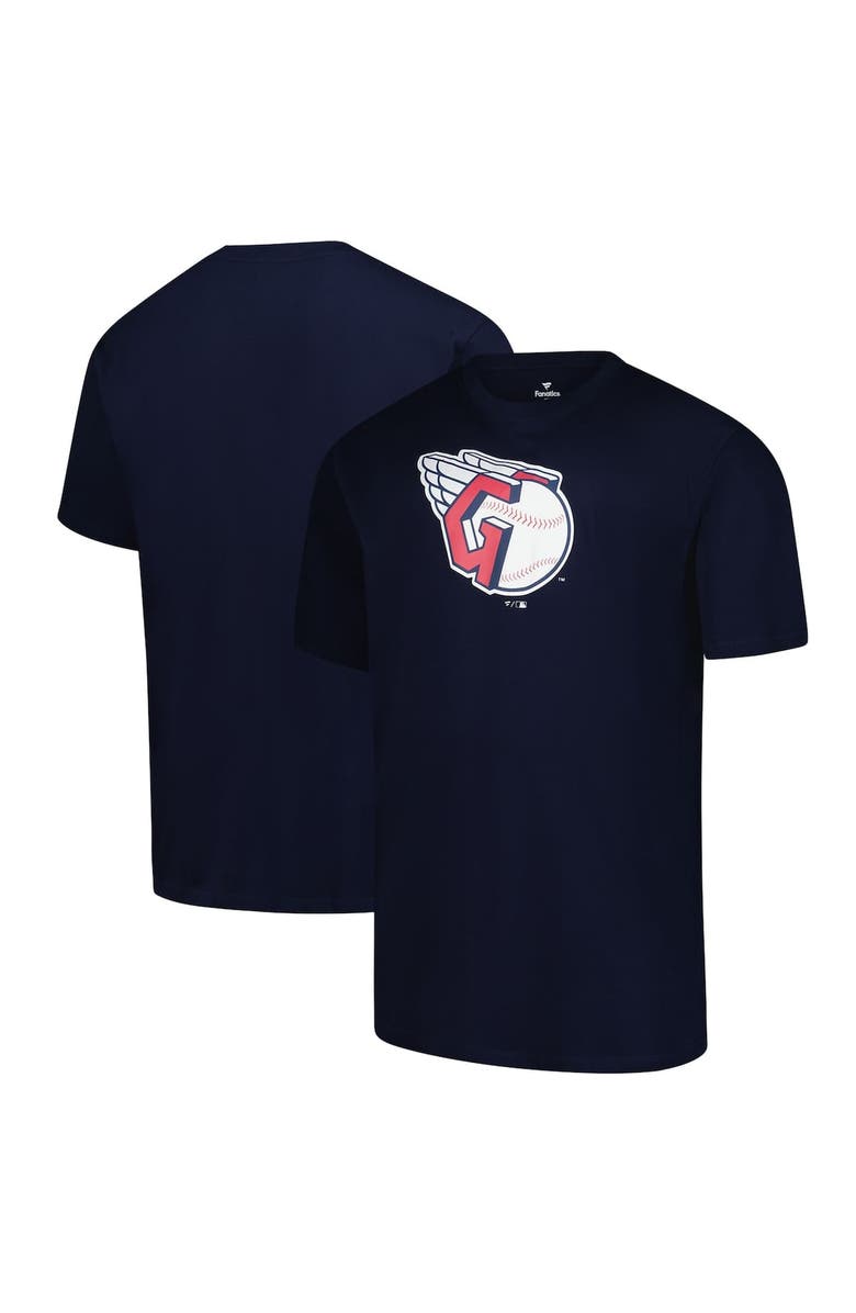 PROFILE Men's Profile Navy Cleveland Guardians Big & Tall Primary Logo T-Shirt, Main, color, Navy