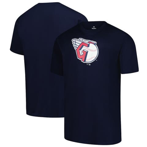 Men's Profile Navy Cleveland Guardians Big & Tall Primary Logo T-Shirt