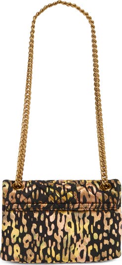 Leopard Print Velvet Mini Brixton Crossbody Bag
