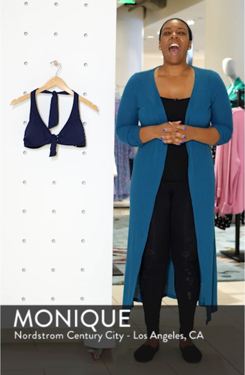 Underwire Halter Bikini Top, sales video thumbnail