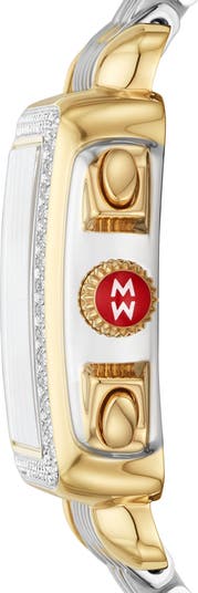Deco Diamond Chronograph Bracelet Watch, 33mm