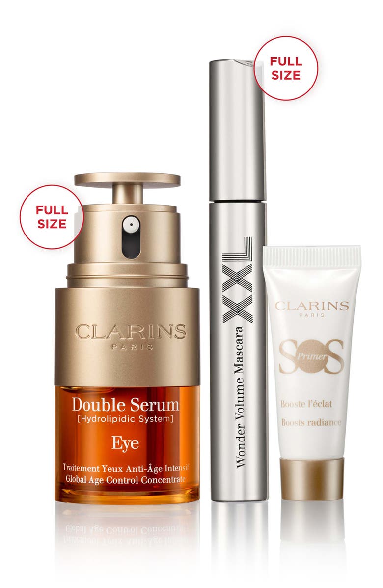 Clarins Double Serum Eye Firming & Hydrating Anti-Aging Set $128 Value, Alternate, color, 