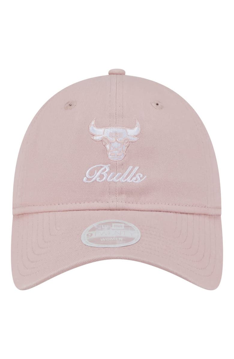 New Era Women's New Era Pink Chicago Bulls Gameday Preppy 9Twenty Adjustable Hat, Alternate, color, Pink