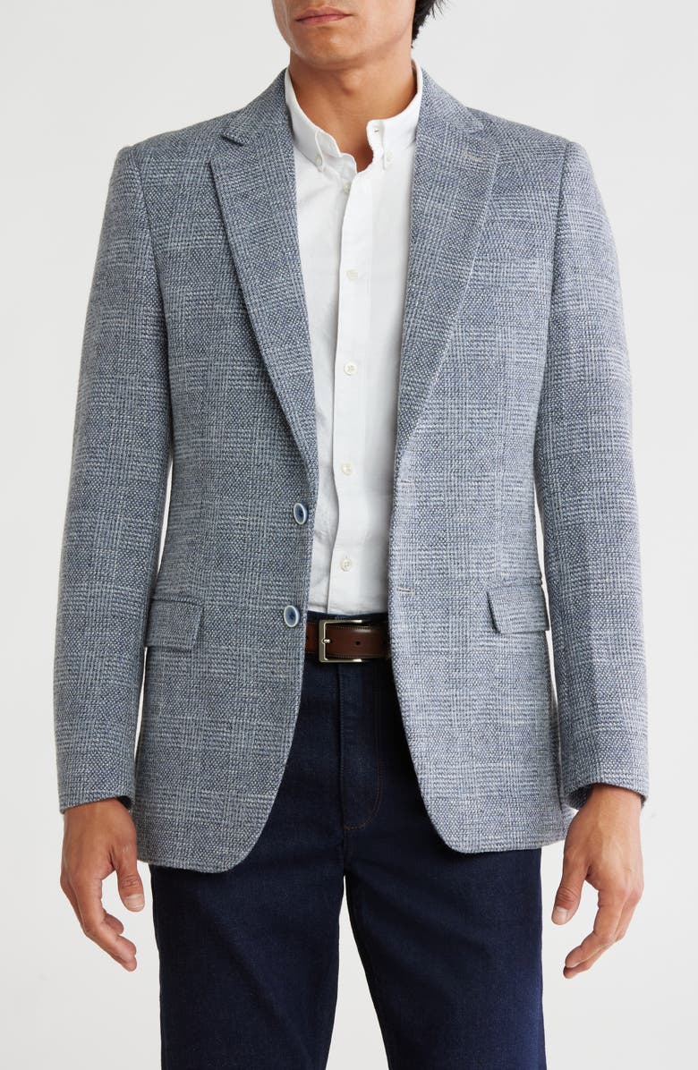 T.R. PREMIUM Slim Fit Check Sport Coat, Main, color,