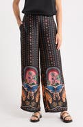 T Tahari Wide Leg Pull-On Pants