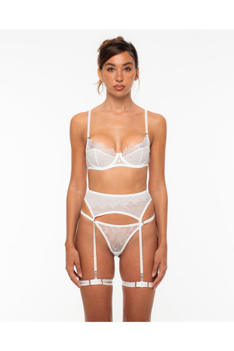 Rosetta Lingerie Set, Main, color, White