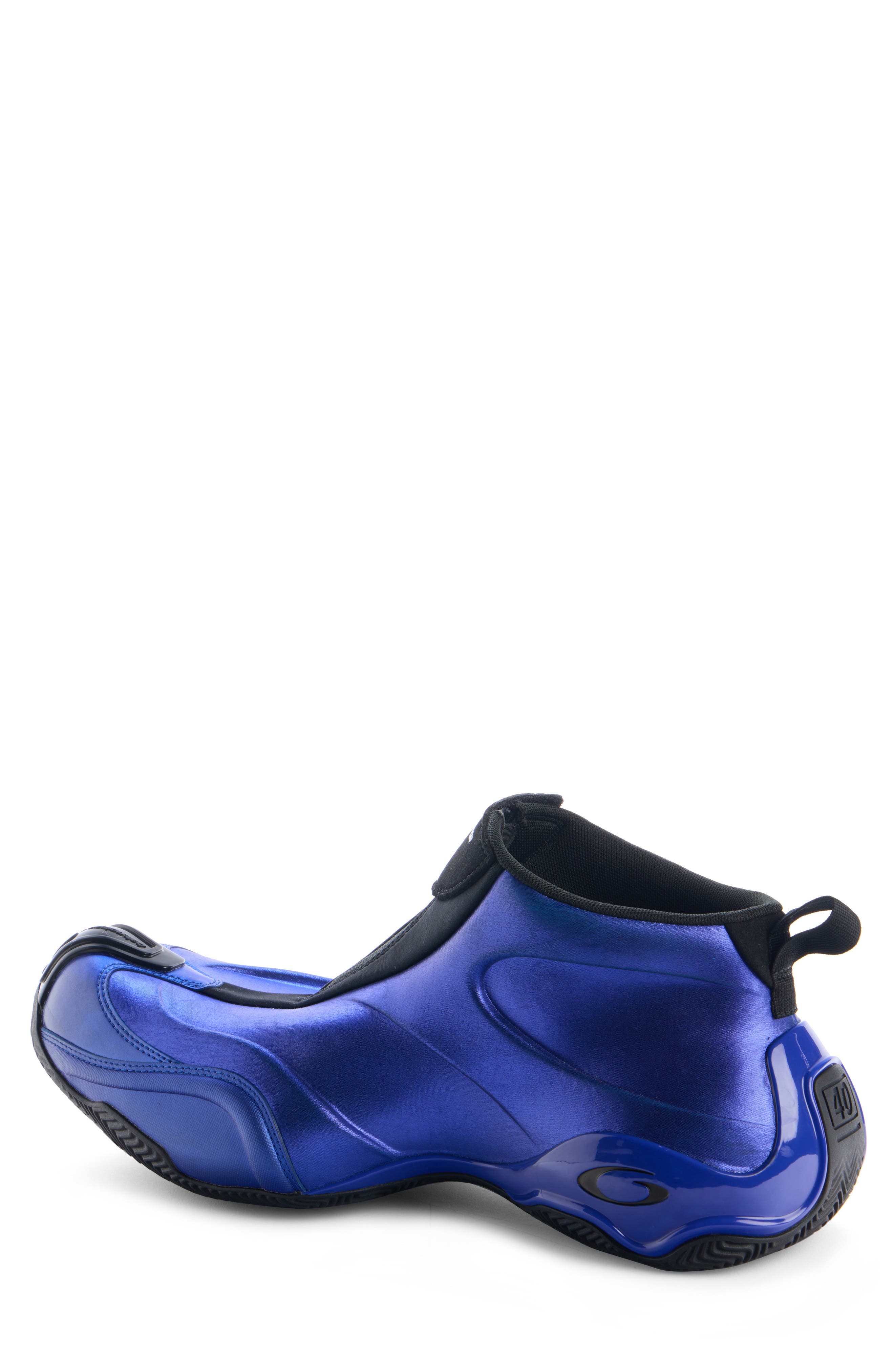 Balenciaga Basketball Sneaker, Alternate, color, 4000 Blue Metallic