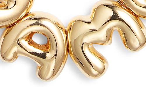 Nordstrom Demi Fine Bubble Mama Pendant Necklace In 14k Gold Plated