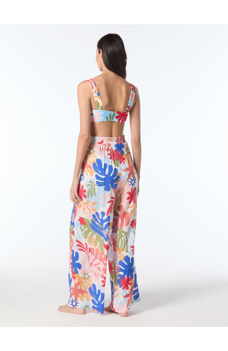 Vince Camuto Wide Leg Cover Up Pants, Alternate, color, Multi