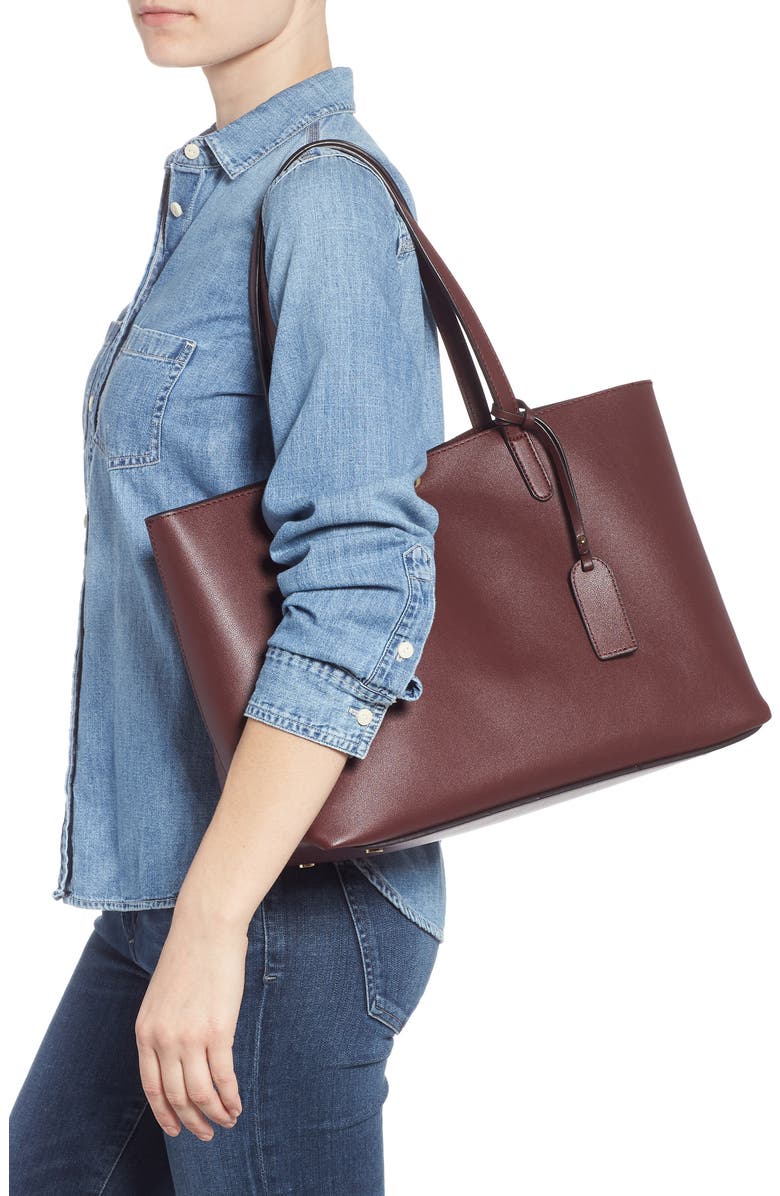 Sole Society Zeda Faux Leather Tote, Alternate, color,