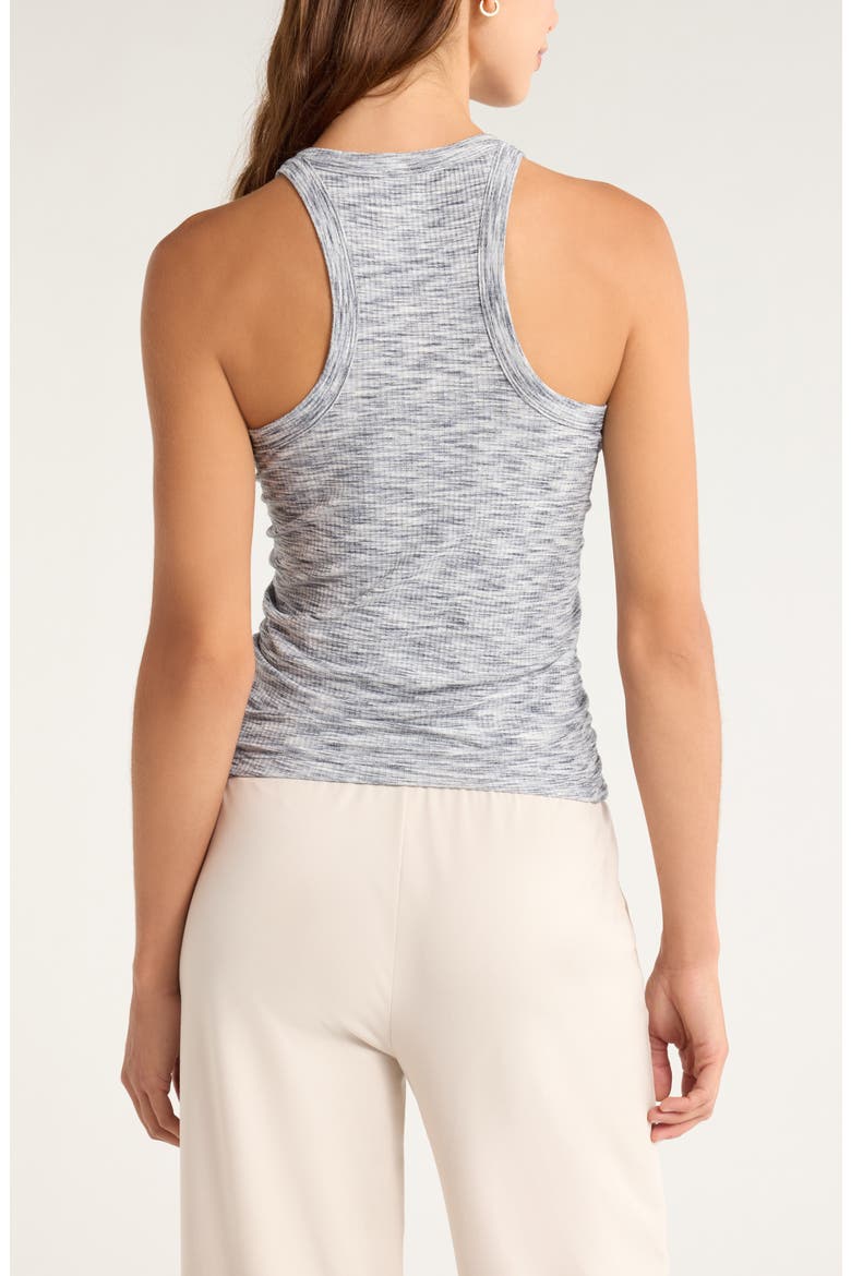 Reset Ruched Rib Tank, Alternate, color, NAVY SAPPHIRE HEATHER