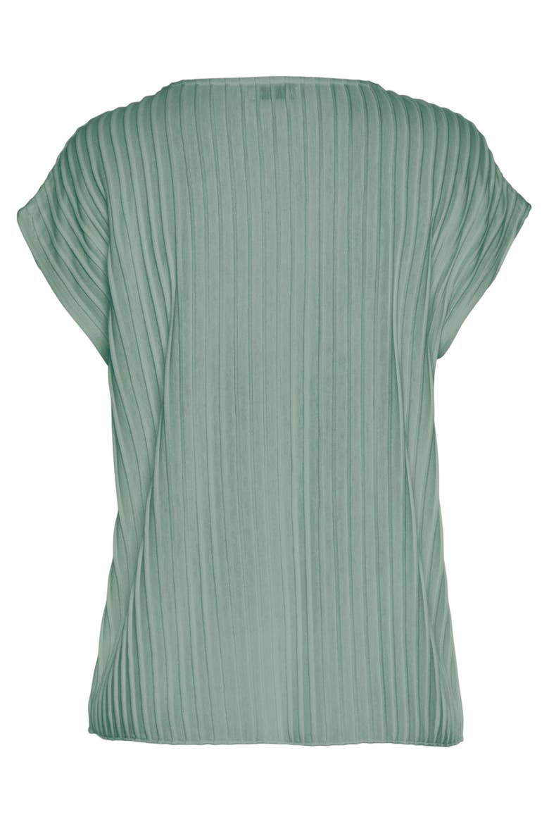 Ribbed Short Sleeve Top, Alternate, color, Sage