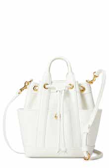 Veronica Beard Mini Goody Leather Bucket Bag