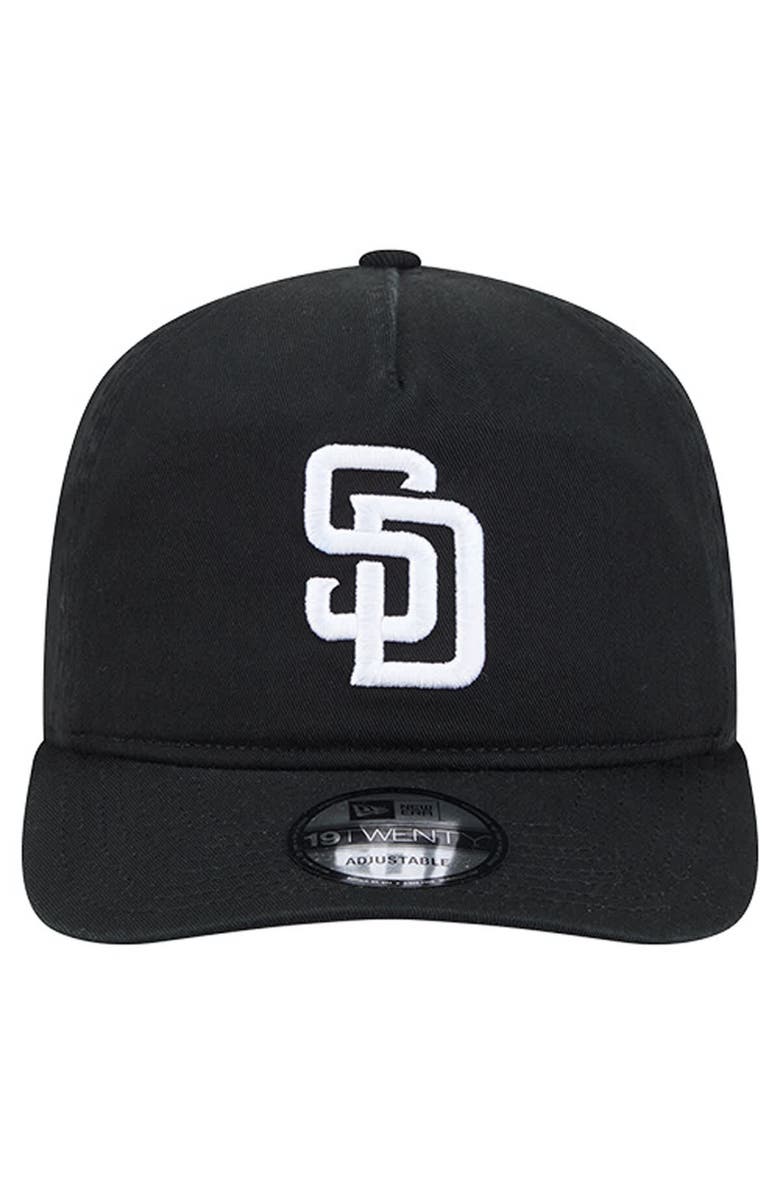 New Era Men's New Era  Black/White San Diego Padres 19TWENTY Adjustable Hat, Alternate, color, Black