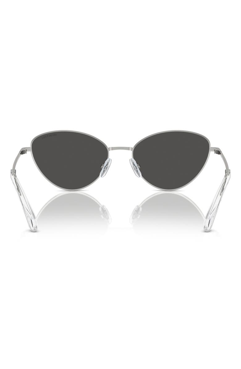 Swarovski 58mm Cat Eye Sunglasses, Alternate, color, Dark Grey