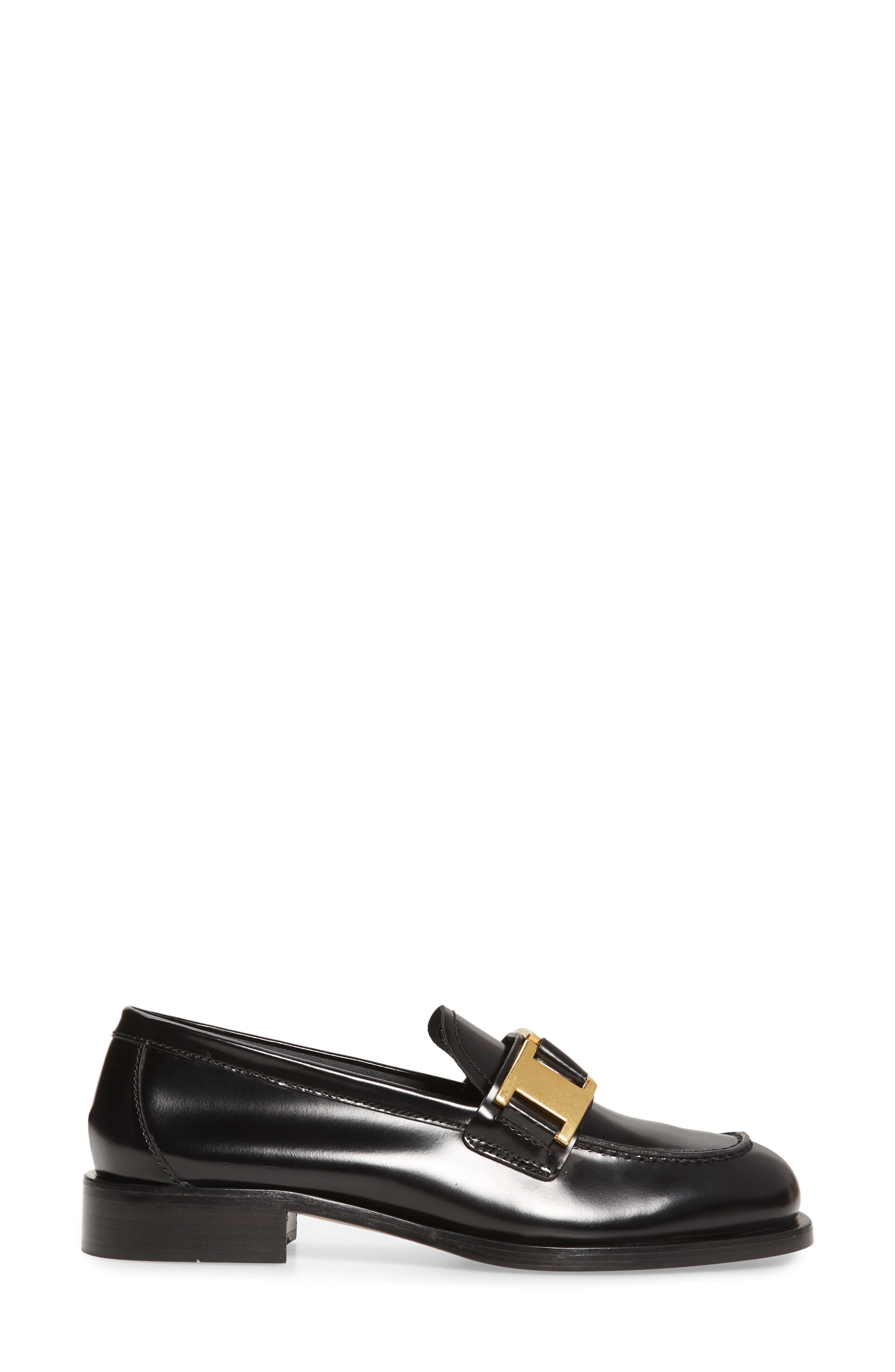 Prada Buckle Loafer, Alternate, color, 
