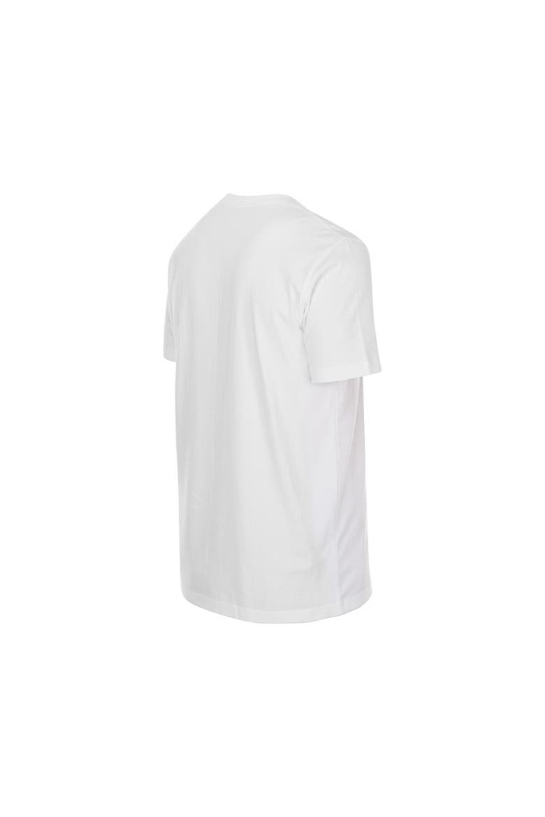 Men's New Era  White New York Knicks Lifestyle Capsule Basketball on Fire T-Shirt, Alternate, color, White