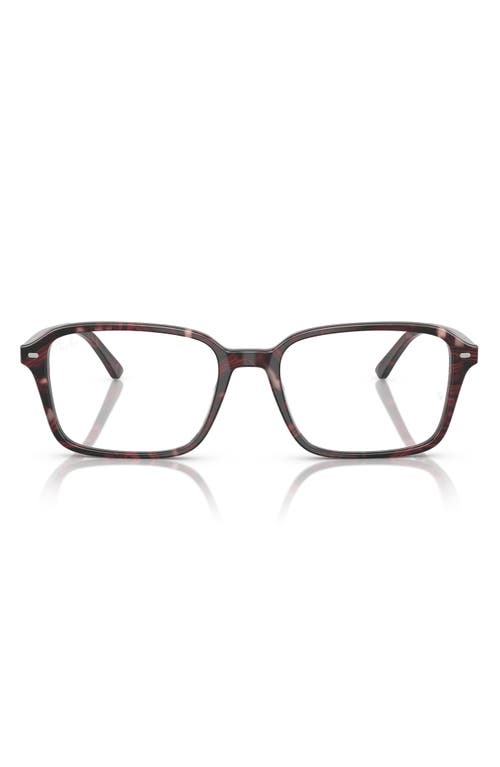 Ray Ban Ray-ban 54mm Square Optical Glasses In Violet