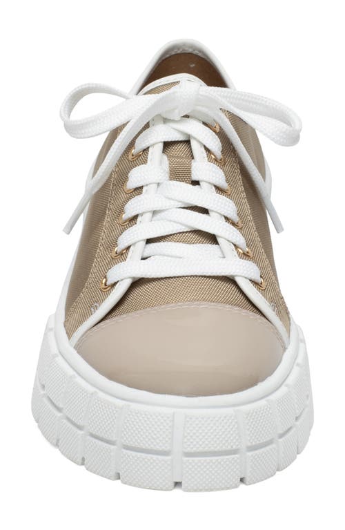 Shop Linea Paolo Kalaia Platform Sneaker In Khaki/lotus