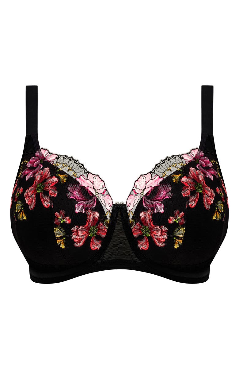 Elomi Teagan Padded Underwire Half Cup Bra, Alternate, color, Rainbow